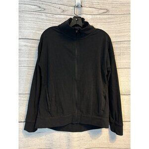 Mondetta Black Zip-Up fleece Jacket Size S